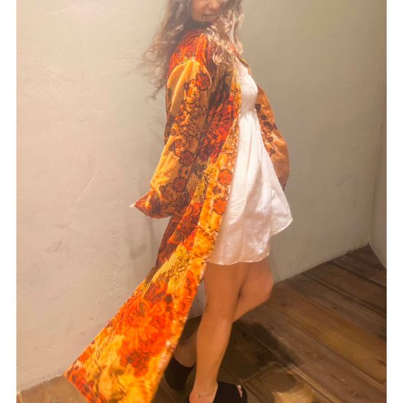 NWT Free People Mirabella Duster / Citron Combo - Picture 9 of 9